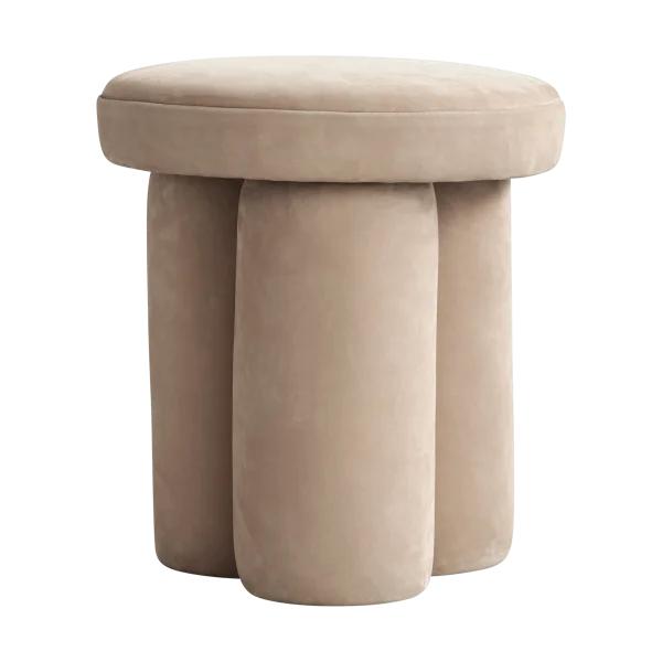 101 Copenhagen Big Foot Hocker Ø38x43 cm Nubukleder