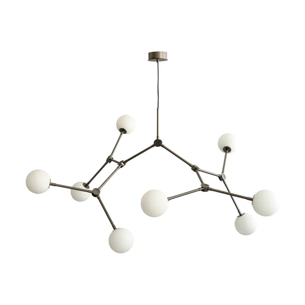 101 Copenhagen Drop Chandelier Bulp Kronleuchter grande Grau