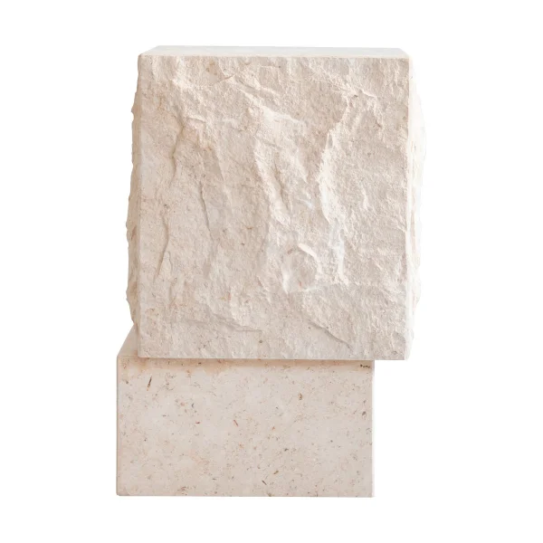 101 Copenhagen Temple Beistelltisch tall 50x33 cm Chrome-limestone