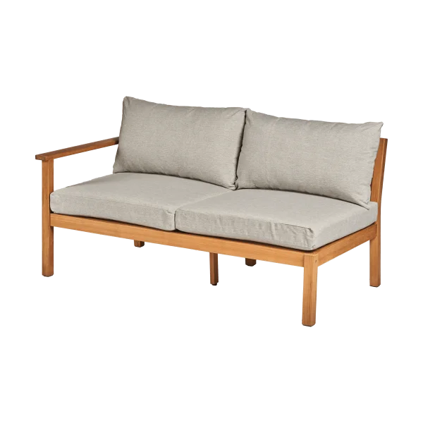1898 Stockaryd Sofa-Modul 2-Sitzer rechts teak/light grey