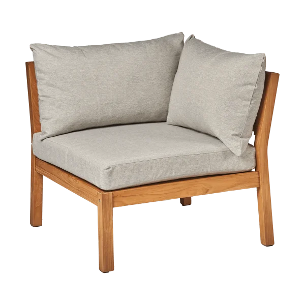 1898 Stockaryd Sofa-Modul Eckteil teak/light grey