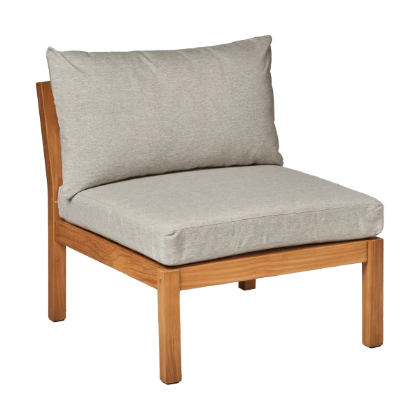 1898 Stockaryd Sofamodul Mittelteil teak/light grey