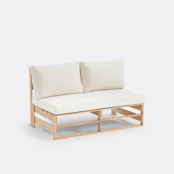 2-sitzer-gartensofa Pavia, Akazie