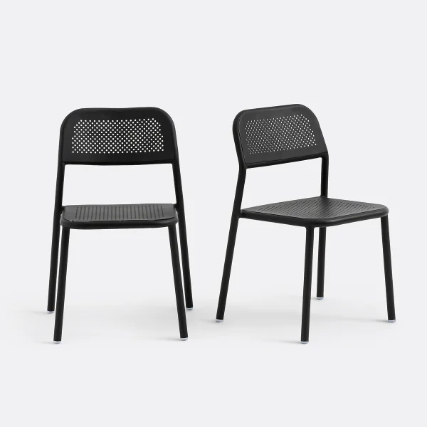 2er-set Gartenstühle Lyona, Aluminium