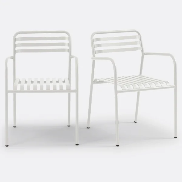 2er-set Gartenstühle Manni, Aluminium
