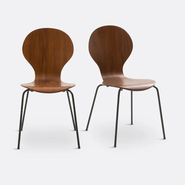 2er-set Stapelstühle Lenon