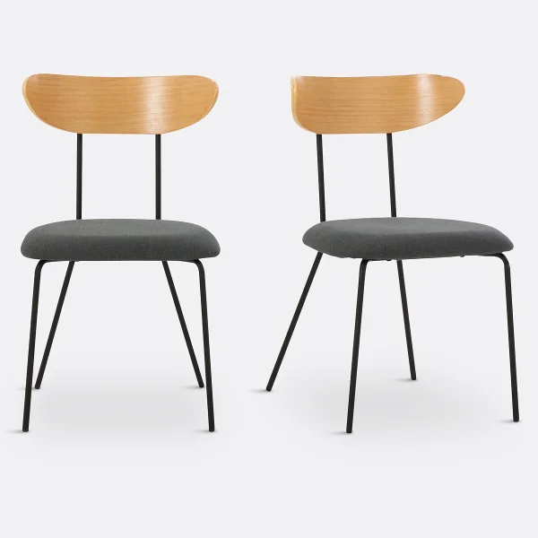 2er-set Stühle Brooklyn Im Vintage-stil