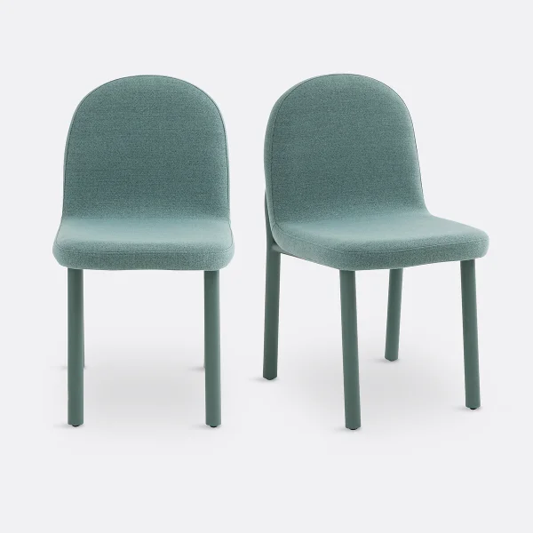 2er-set Stühle Polly, Strukturgewebe