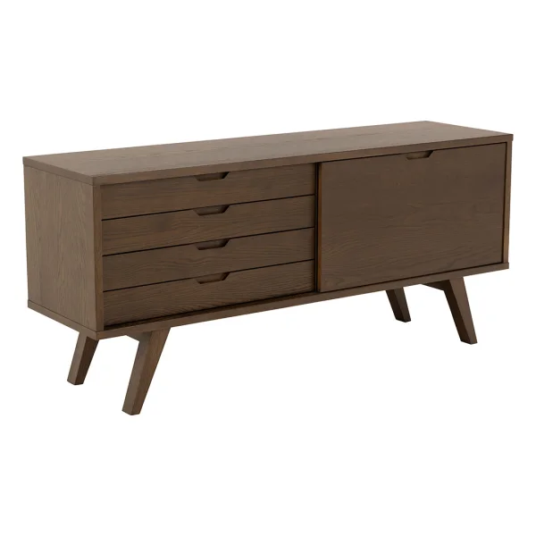 A-Line Sideboard 1 Tür 4 Schubladen 1 Regal Eichen Dekor.