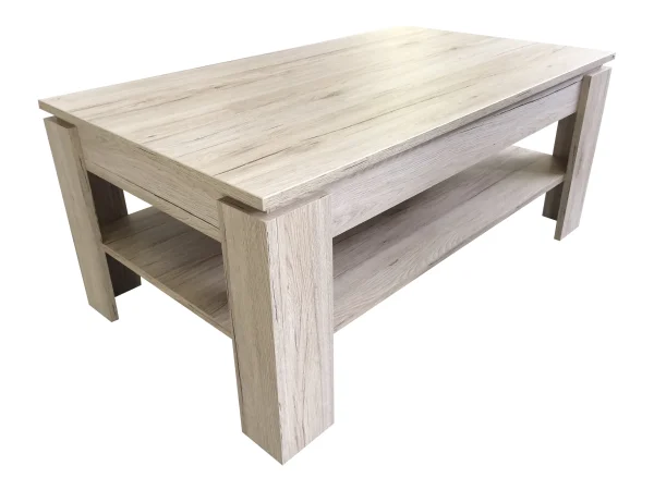 Aboma Couchtisch mit 1 Ablage Eiche Dekor.