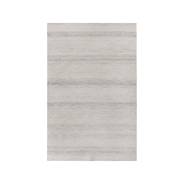 Adoni Teppich handgewebt 160x230cm offwhite, hellgrau.