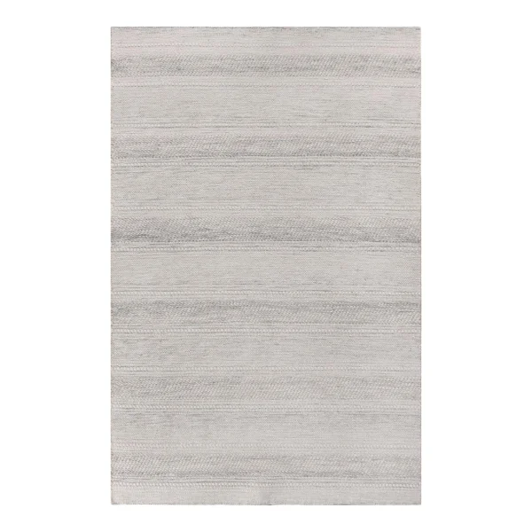 Adoni Teppich handgewebt 200x300cm offwhite, hellgrau.