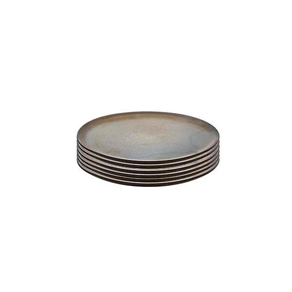 Aida Raw Dessertteller Ø20 cm 6er-Pack Brown