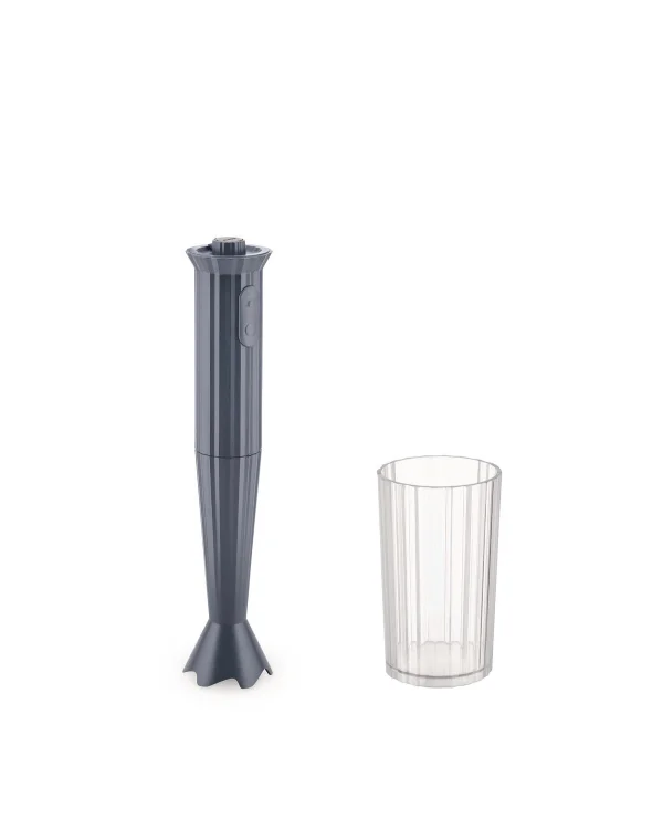 Alessi Plissé Stabmixer Grau