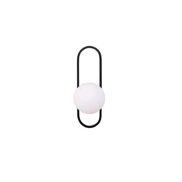 Alpes Beleuchtung Wandlampe 15x19x40cm schwarz.