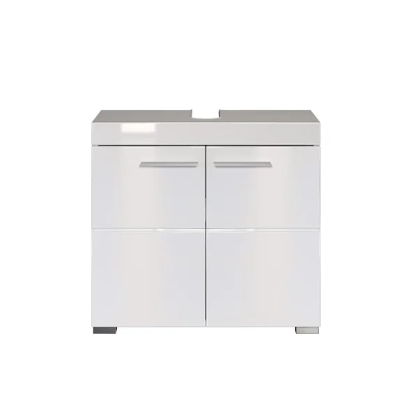 AmandaMandoBea Waschbeckenunterschrank weiß Hochglanz, weiß.