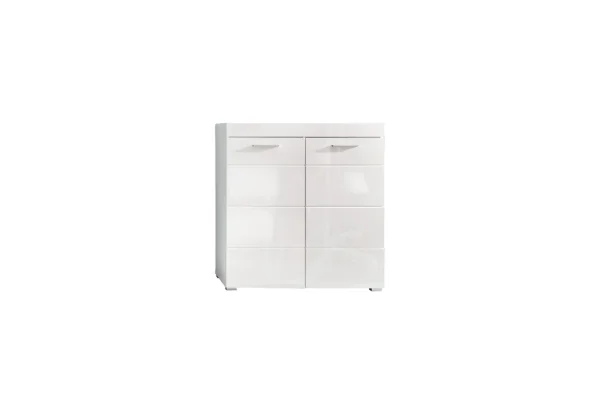 Amira Schuhschrank 2 Türen, weiss, weiss hochglanz.