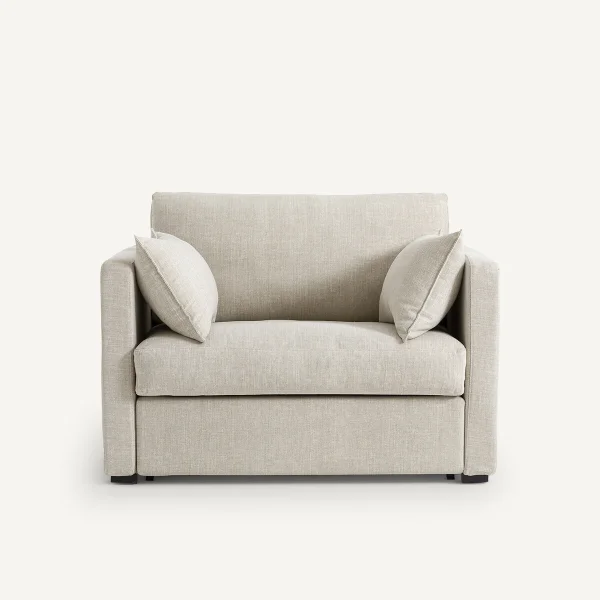 AM.PM 2-sitzer-schlafsofa Neo Kinkajou, Baumwolle/leinen