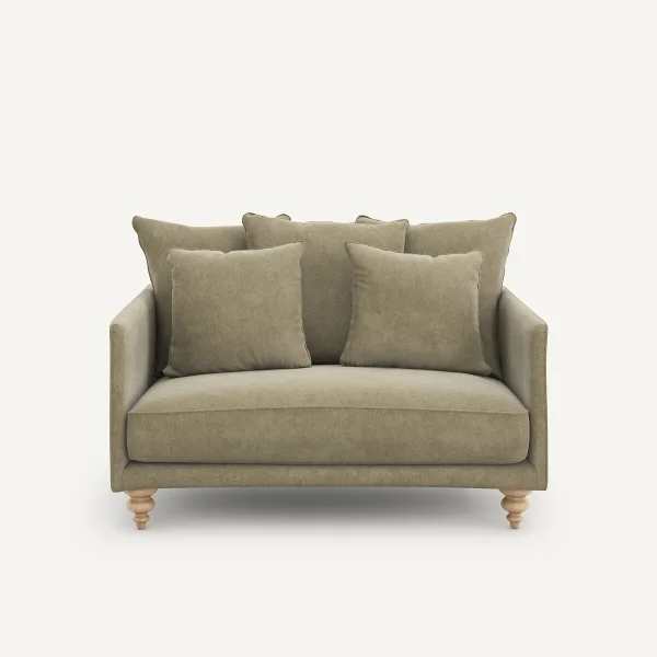 AM.PM 2-sitzer-sofa Lazare, Samt Stonewashed