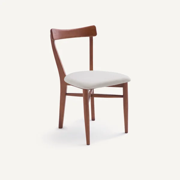Am.pm 2er-set Stühle Bree, Eiche Und Baumwolle/leinen