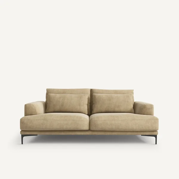 AM.PM 3-sitzer-sofa Marsile, Samt Stonewashed