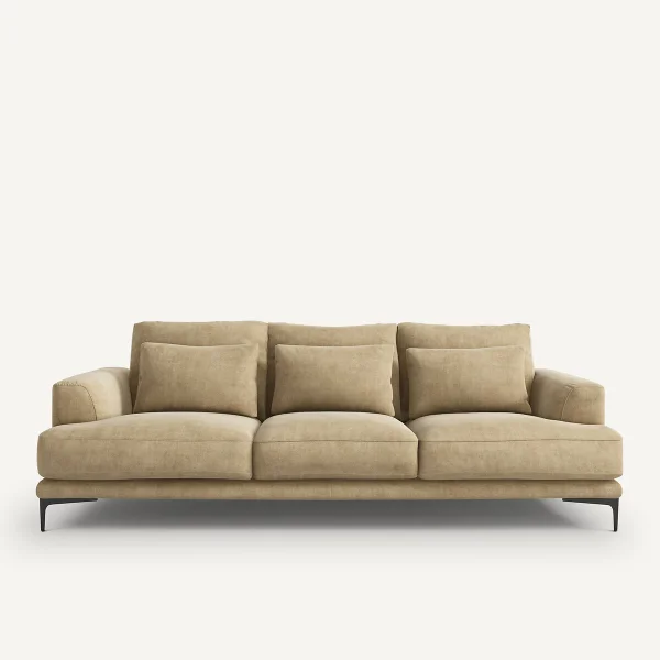 AM.PM 4-sitzer-sofa Marsile, Samt Stonewashed, Marsile