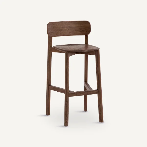 Am.pm Barstuhl Batignolles, Nussbaum, Design By E. Gallina