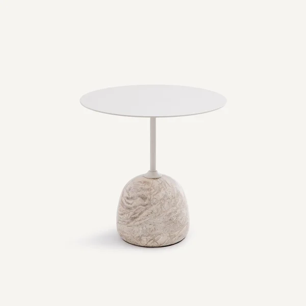 Am.pm Beistelltisch Balastro, Marmor Und Eisen Ø 45 Cm