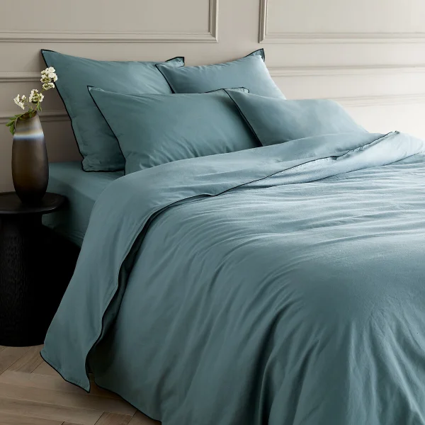 Am.pm Bettbezug Gypse, Voile Aus Gewaschener Baumwolle 260 x 240 cm