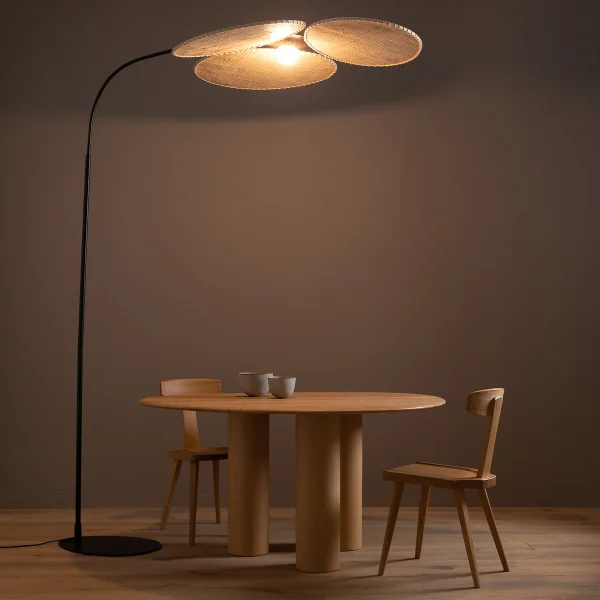 Am.pm Bogenlampe, Rattan, Design By E.gallina, Canopée