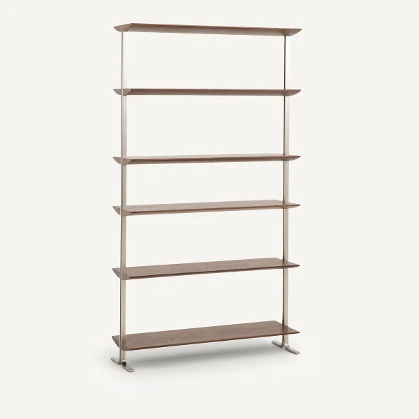 Am.pm Bücherregal Livel, Nussbaum, B. 100 Cm
