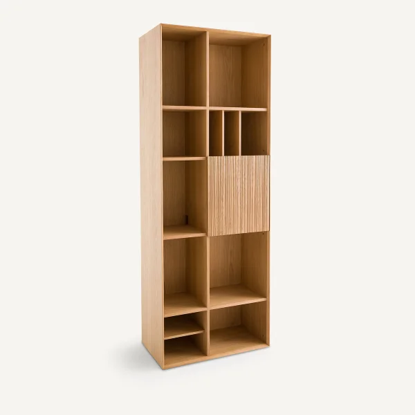 Am.pm Bücherregal Mikube Mit 1 Tür, Eiche