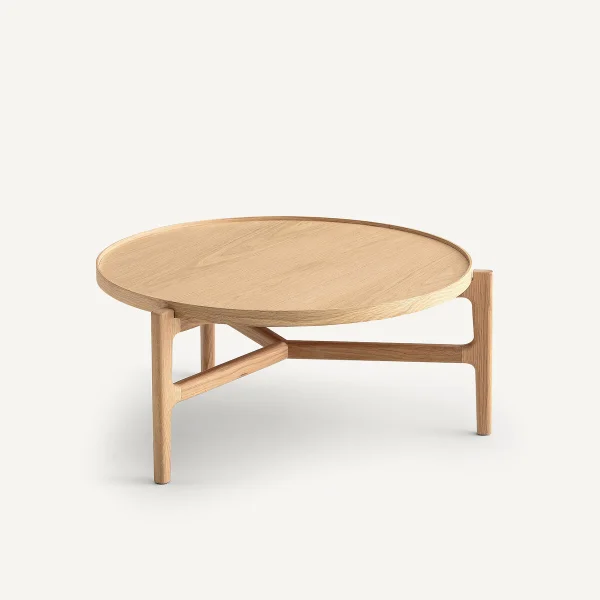 Am.pm Couchtisch Alyasa, Eiche, Ø 74 Cm