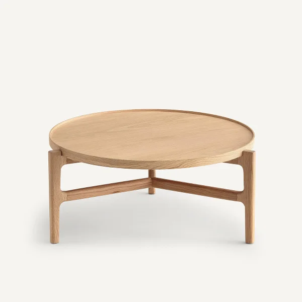 Am.pm Couchtisch Alyasa, Eiche, Ø 94 Cm