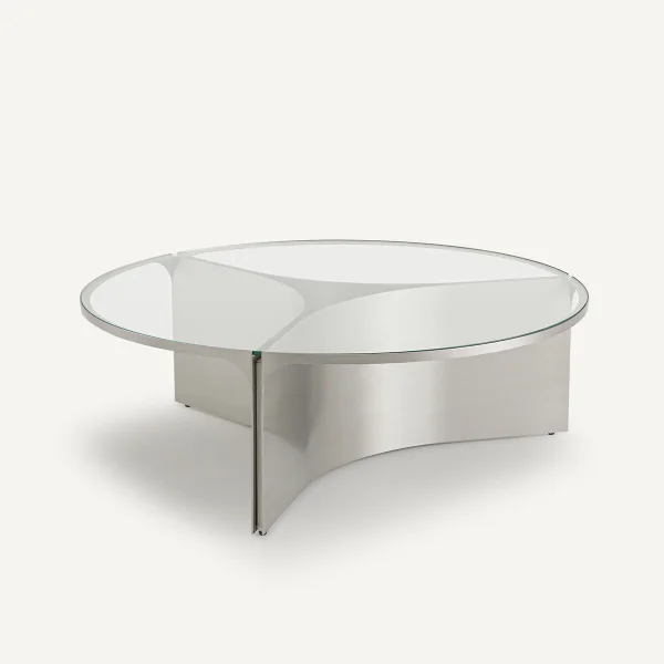 Am.pm Couchtisch Gira, Glas Und Metall, Grosses Modell