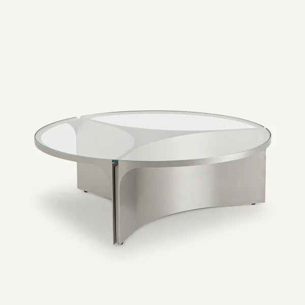 Am.pm Couchtisch Gira, Glas Und Metall, Kleines Modell