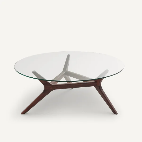 Am.pm Couchtisch Maricielo, Nussbaum Ø 90 Cm