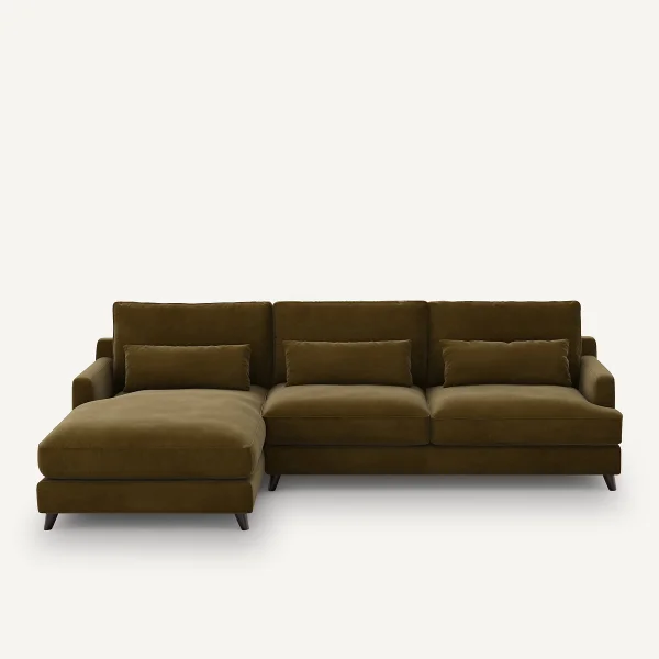AM.PM Ecksofa Alwine, Samt