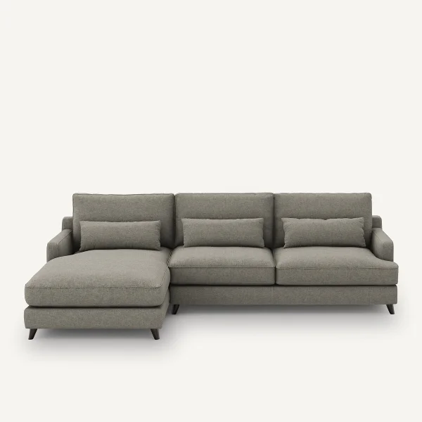 AM.PM Ecksofa Alwine, Strukturgewebe Viskose/leinen