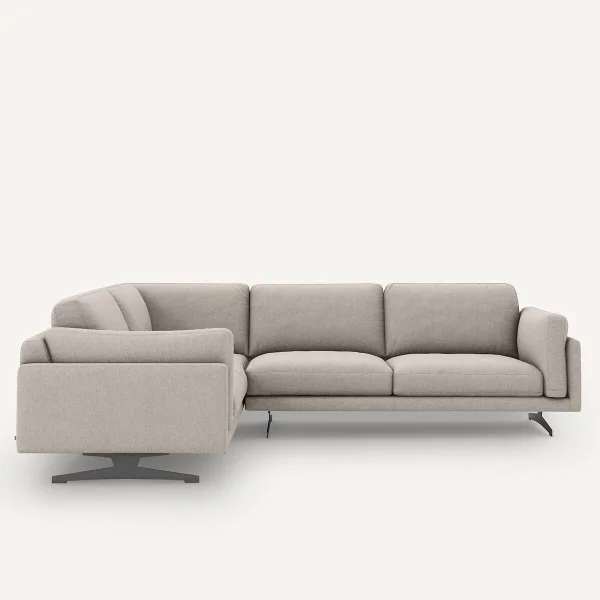 AM.PM Ecksofa César, Strukturgewebe Viskose/leinen