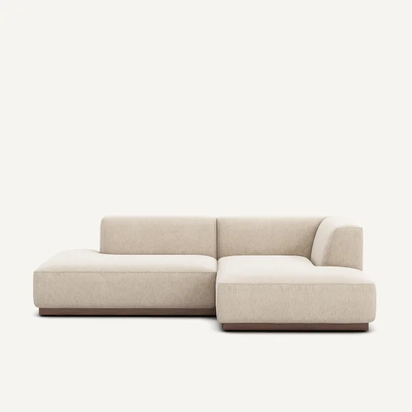 AM.PM Ecksofa Jacopo Mit Ecke Rechts, Meliertes Gewebe