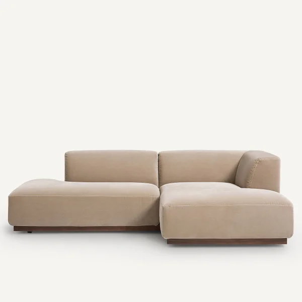 AM.PM Ecksofa Jacopo Mit Ecke Rechts, Samt