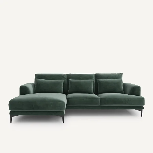 AM.PM Ecksofa Marsile Mit Ecke Links, Samt