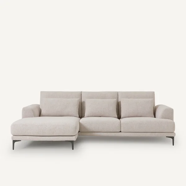 AM.PM Ecksofa Marsile Mit Ecke Links, Tweed-optik