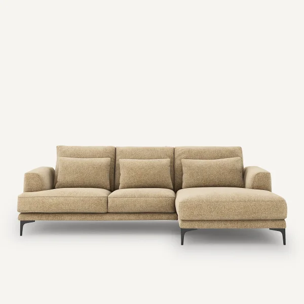 AM.PM Ecksofa Marsile Mit Ecke Rechts, Strukturbaumwolle