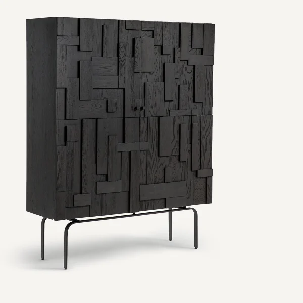 Am.pm Highboard Kimal, Eiche Und Eichenfurnier