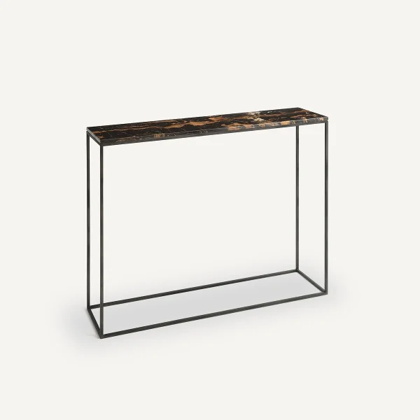 Am.pm Konsole Ambrette, Bernsteinfarbener Marmor/stahl, B. 90 Cm