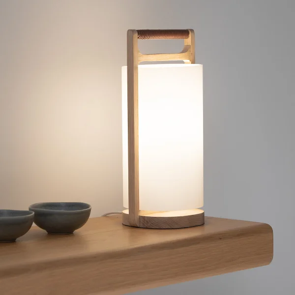 Am.pm Lampe Fodéo, Eiche Massiv Und Opalglas