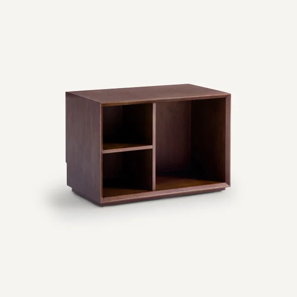 Am.pm Niedriges Regalmodul Mikube, Nussbaum