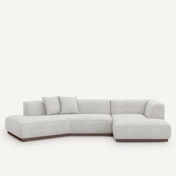 AM.PM Offenes Ecksofa Jacopo Mit Ecke Rechts, Jaspé